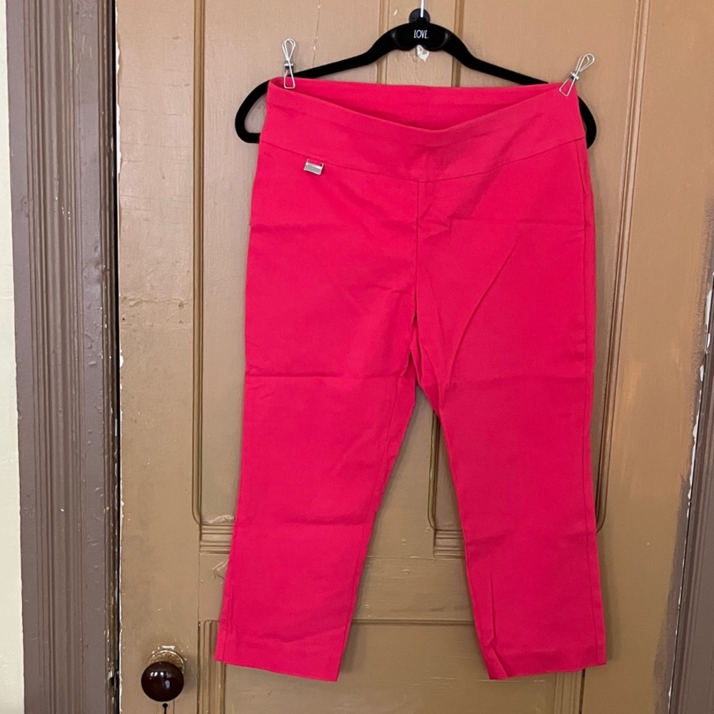 Alfani Vivid Pink Casual Trousers